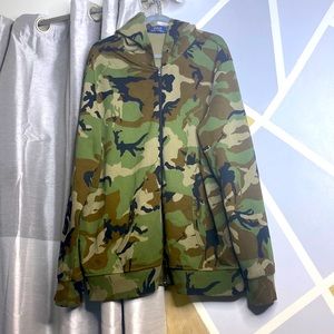 Camouflage Polo Hoodie